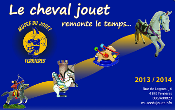 Le cheval jouet remonte le temps - Musée du Jouet - Ferrières